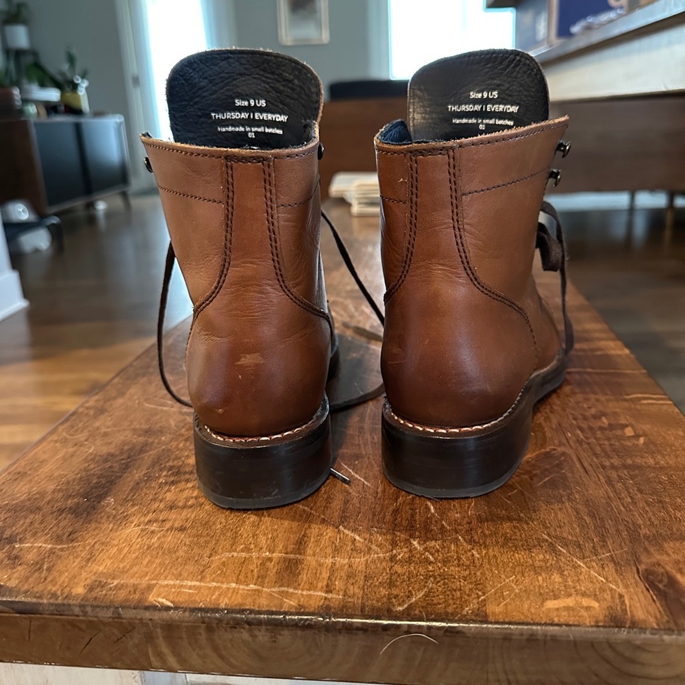 Thursday Boot Company Women's Captains Brown Leather - Picture 4 of 8